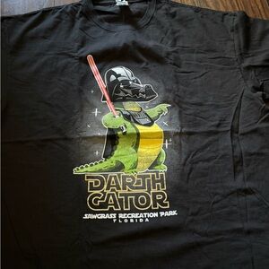 Star Wars Darth Vader Gator T Shirt 2XL Black Graphic Tee Sawgrass Florida